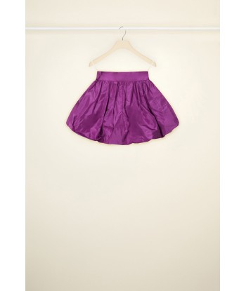 Mini bloomer belted skirt in eco-friendly faille Véritable concentré