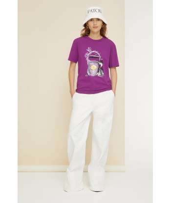 Boca Illustration T-Shirt - Anemone destockage