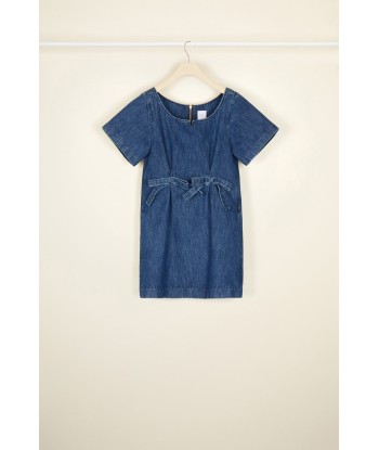 Bow denim minidress Venez découvrir notre 