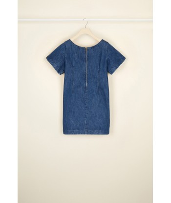 Bow denim minidress Venez découvrir notre 