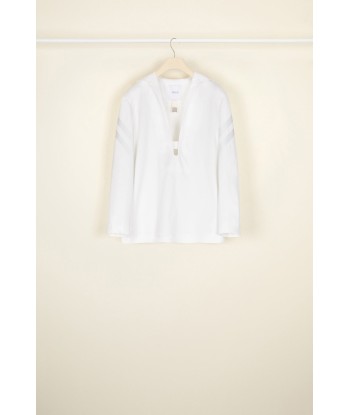 Herringbone cotton sailor tunic 50% de réduction en Octobre 2024