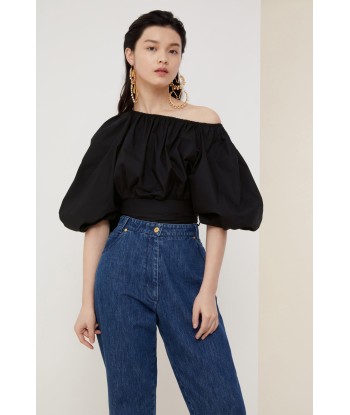 Volume poplin crop top de l' environnement