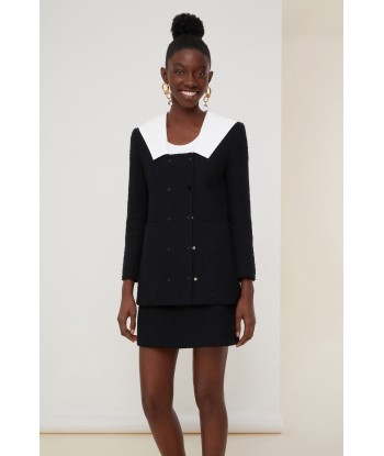 Sailor collar cotton tweed jacket Le MVP de beaucoup