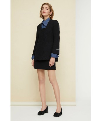 Sailor collar cotton tweed jacket Le MVP de beaucoup