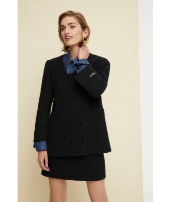 Sailor collar cotton tweed jacket Le MVP de beaucoup