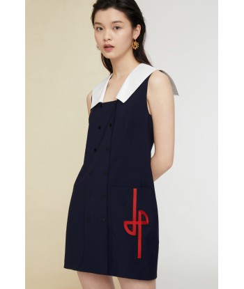 Sailor summer wool dress solde