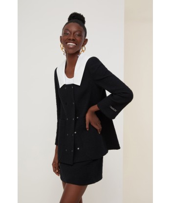 Sailor collar cotton tweed jacket Le MVP de beaucoup