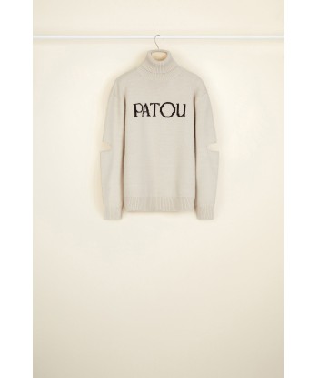 Oversized cut-out Patou jumper Pour