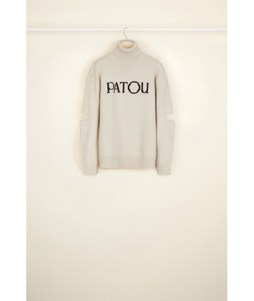 Oversized cut-out Patou jumper Pour