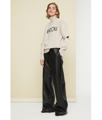 Oversized cut-out Patou jumper Pour