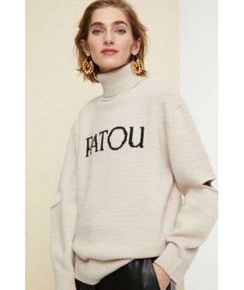 Oversized cut-out Patou jumper Pour