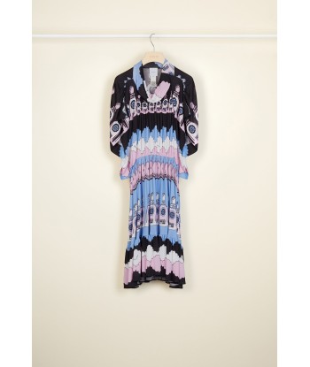 Printed jersey smock dress vente chaude votre 