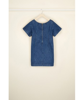 Bow Detail Dress - Indigo Blue Pearls du meilleur 