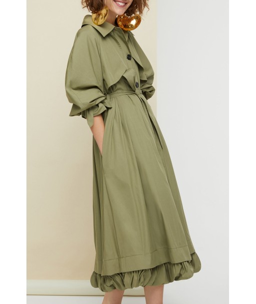 Cotton gabardine trench coat meilleur choix