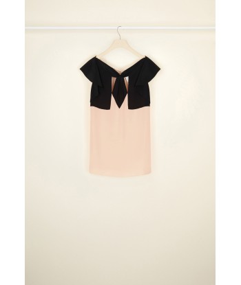 Cut-out silk top Comparez plus de prix