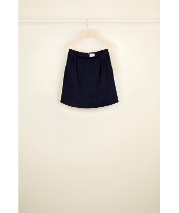 Wool and cashmere tulip skirt brillant des détails fins