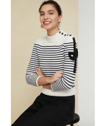 Iconic jewelled Breton jumper 2024