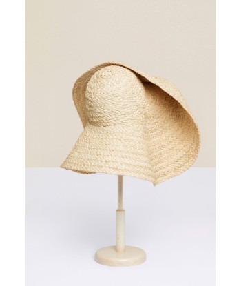 Embellished oversized woven hat l'évolution des habitudes 