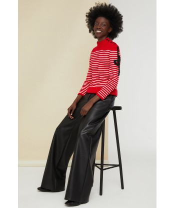 Iconic faux leather trousers de l' environnement