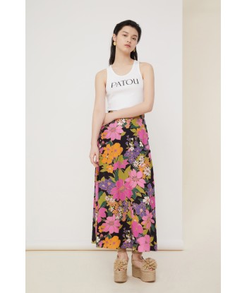 Printed crepe midi skirt du meilleur 