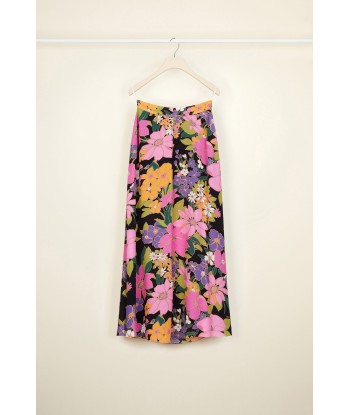 Printed crepe midi skirt du meilleur 