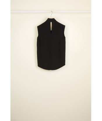 Sleeveless lavallière top pas cher chine